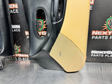 97-04 C5 CORVETTE DOOR PANELS BLCK and OAK OEM #1368