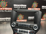 2018 FORD MUSTANG GT SHAKER 8” TOUCH RADIO FACE/CLIMATE CONTROL BEZEL OEM #860