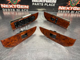 2011 CHEVY SILVERADO 2500HD CREW CAB WOOD POWER WINDOW SWITCHES OEM #1304