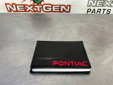 2004 PONTIAC GTO OWNERS MANUAL OEM #693