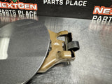 2013 FORD MUSTANG GT FUEL DOOR GAS LID TANK COVER MAGNETIC METALLIC GRAY OEM 990
