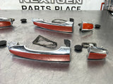 2009 PONTIAC G8 PAINTED LH RH SIDE EXTERIOR DOOR HANDLES FRONT & REAR IGNITION ORANGE #397