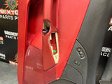05-13 C6 CORVETTE OEM USED BLACK AND RED DOOR PANELS WITH MEMORY OEM #1080