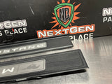 2019 FORD MUSTANG GT LH AND RH ILLUMINATED DOOR SILL TRIM SET OEM #1573
