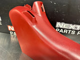 97-04 C5 CORVETTE RH SIDE SEAT BELT TRIM FIRETHORN RED OEM 10258546 #1150