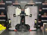 2004 PONTIAC GTO LH RH FRONT DOOR PANELS BLACK ALCANTARA AND LEATHER OEM #1306