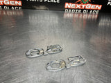 2011 FORD MUSTANG GT 5.0 FENDER EMBLEMS LH/RH CHROME OEM #931