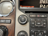 2015 FORD F350 RADIO BEZEL WOOD GRAIN DC34-2504302-C OEM #1236