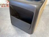 2013 FORD F150 CENTER CONSOLE BLK AND TAN OEM #587