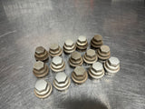 97-04 C5 CORVETTE LUG NUT COVERS SET OF 15 OEM #798