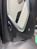 2021 CAMARO SS LH RH DOOR PANELS DOOR CARDS CERAMIC WHITE AND BLACK OEM #1556