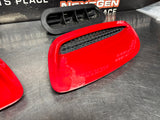 2006 PONTIAC GTO HOOD VENTS / SCOOPS RED OEM #1522