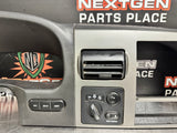 2007 FORD F250 BLK SILVER DASH RADIO CLUSTER BEZEL TRIM LOADED OEM #723