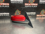 2011 FORD MUSTANG GT RH PASSENGER SIDE HEATED RED MIRROR OEM #1595