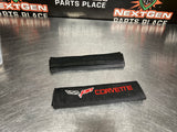 05-13 C6 CORVETTE AFTERMARKET SEAT BELT PAD COVERS #1038