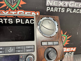 2011 FORD F250 F350 RADIO BEZEL CLIMATE CONTROL LOADED WOOD TRIM #1346