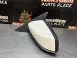 2013 FORD MUSTANG GT LH DRIVER SIDE VIEW MIRROR WHITE OEM #1588