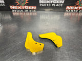 04-06 PONTIAC GTO YELLOW ROCKER PANEL END CAP PAIR OEM #1269