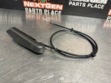 2006 CORVETTE C6 LH DRIVER DOOR LATCH RELEASE CABLE AND LEVER OEM #1194