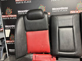 08-09 PONTIAC G8 REAR RED/BLACK LEATHER SEATS OEM #1590