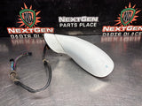 97 - 04 C5 CORVETTE DRIVER LH SIDE MIRROR WHITE OEM #1425