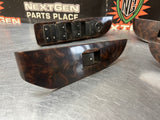 2012 GMC SIERRA 2500 CREW CAB WOOD FRONT & REAR POWER WINDOW SWITCHES OEM #1294