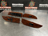 2014 CHEVY SILVERADO 2500HD CREW CAB WOOD LH RH RR LR POWER WINDOW SWITCHES #758