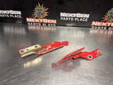 04-06 PONTIAC GTO HOOD HINGE SET TORRID RED OEM #1027