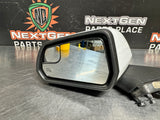 2015 FORD MUSTANG GT LH DRIVER SIDE VIEW MIRROR WHITE OEM #1330