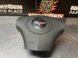 2008 C6 CORVETTE OEM USED DRIVER STEERING WHEEL AIR BAG #1266