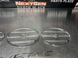 97-04 C5 CORVETTE TAILLIGHT METAL GRILL COVERS CHROME     #1150