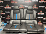 2011 FORD MUSTANG GT REAR SEATS BLUE STRIPE #793
