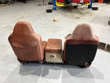 08-10 F250 KING RANCH REAR CAPTIAN SEATS WITH CENTER CONSOLE OEM  #3849