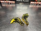 04-06 PONTIAC GTO YELLOW ROCKER PANEL END CAP PAIR OEM #1269