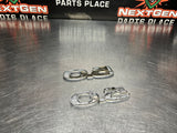 2012 FORD MUSTANG GT 5.0 FENDER EMBLEMS LH/RH CHROME OEM #847
