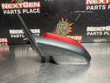 2011 FORD MUSTANG GT LH DRIVER SIDE HEATED VIEW RED MIRROR OEM #1595