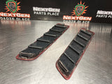 2014 FORD MUSTANG GT HOOD VENT LOUVERS PAIR RUBY RED OEM #783