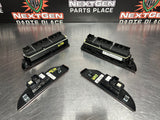2015 GMC SIERRA 2500HD CREW CAB WOOD FRONT & REAR POWER WINDOW SWITCHES OEM #829