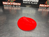 2016 FORD MUSTANG GT FUEL DOOR GAS LID TANK COVER RED OEM #815