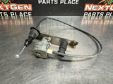 2007 C6 CORVETTE HATCH TRUNK RELEASE CABLE WITH BUTTON AND KEY OEM #1255