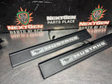 2015 FORD MUSTANG GT LH AND RH ILLUMINATED DOOR SILL TRIM SET OEM #1615