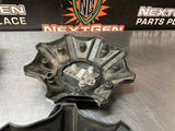 MOTO METAL GLOSS BLACK CENTER CAPS #3989