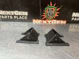 2007 FORD F250 F350 EXT CAB SEAT TRACK COVERS OEM #1296