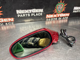 97 - 04 C5 CORVETTE LH DRIVER SIDE HEATED SPORT MIRROR MAGNETIC RED OEM #1368