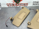 2012 FORD F150 KING RANCH SUN VISORS TAN OEM #461