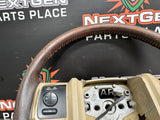 2008 FORD F250 KING RANCH STEERING WHEEL OEM #861