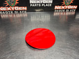 2016 FORD MUSTANG GT FUEL DOOR GAS LID TANK COVER RED OEM #815