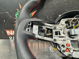 2019 FORD MUSTANG GT CARBON FIBER STEERING WHEEL WITH OEM PADDLES #1362
