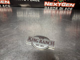 2011 FORD F250 KING RANCH TAILGATE EMBLEM OEM #1148