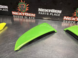 2014 FORD MUSTANG GT RH/LH SIDE SCOOPS GOTTA HAVE IT GREEN OEM #1291